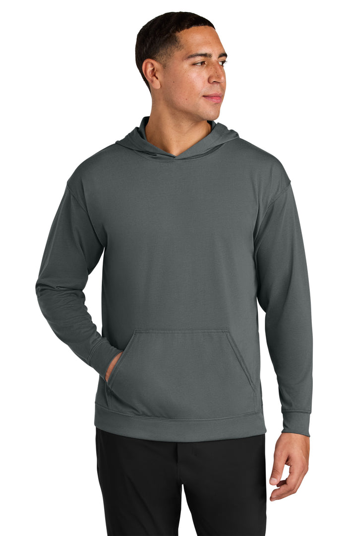 Graphite A4 Softek Long Sleeve Hooded Tee A4N3528