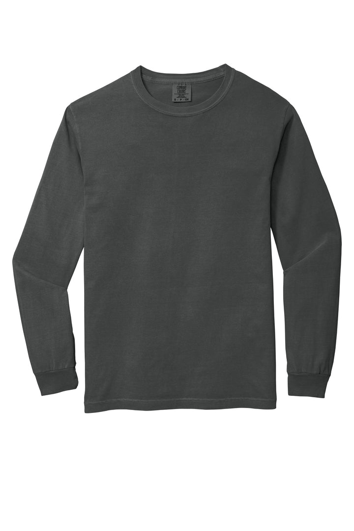 Graphite COMFORT COLORS Heavyweight Ring Spun Long Sleeve Tee. 6014