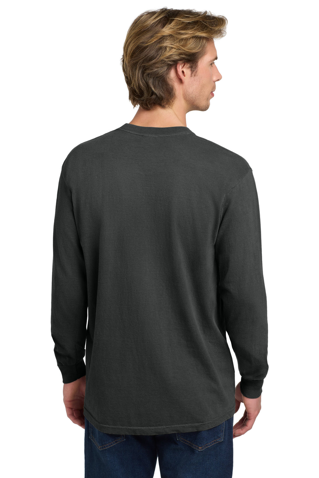 Graphite COMFORT COLORS Heavyweight Ring Spun Long Sleeve Tee. 6014
