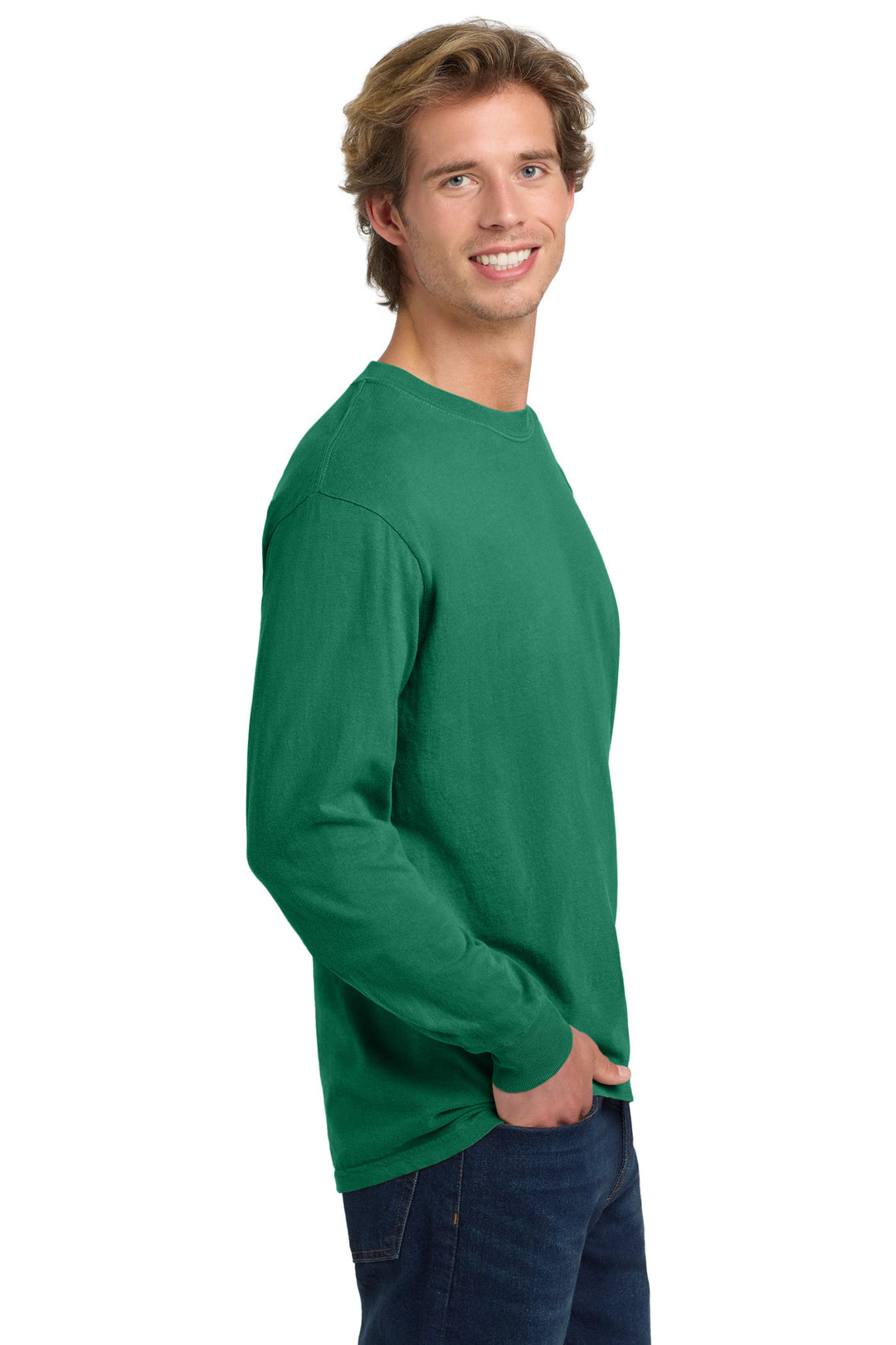 Grass COMFORT COLORS Heavyweight Ring Spun Long Sleeve Tee. 6014