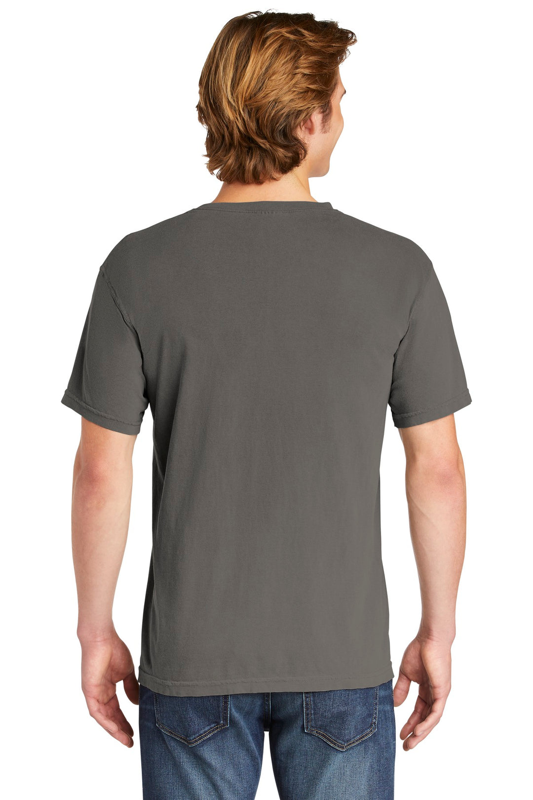 Grey COMFORT COLORS Heavyweight Ring Spun Tee. 1717