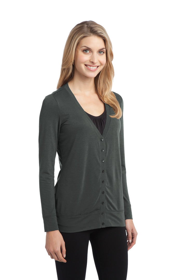 Grey Smoke Port Authority Women's Concept Cardigan. L545