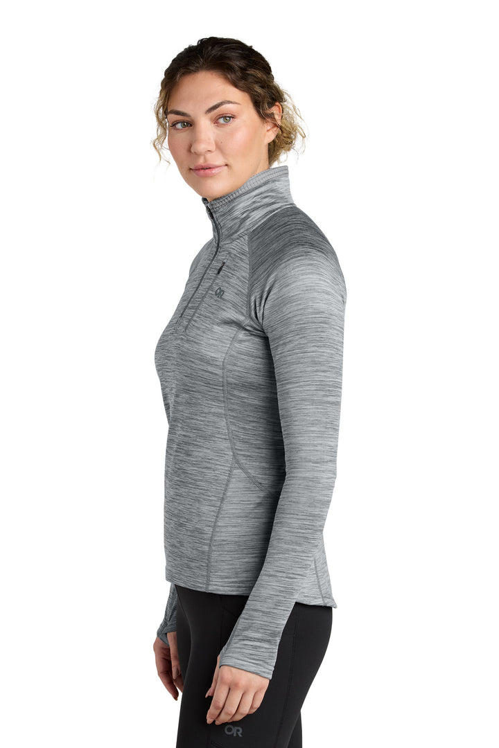 GreyHthr LIMITED EDITION Outdoor Research Women's Tech Grid 1/4-Zip Fleece OR322263