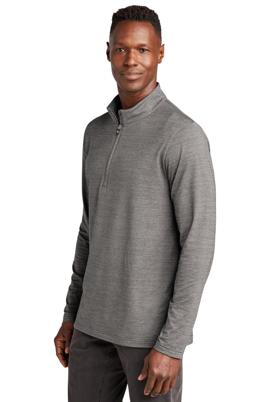GreyHthr TravisMathew Crestview 1/4-Zip TM1MW452