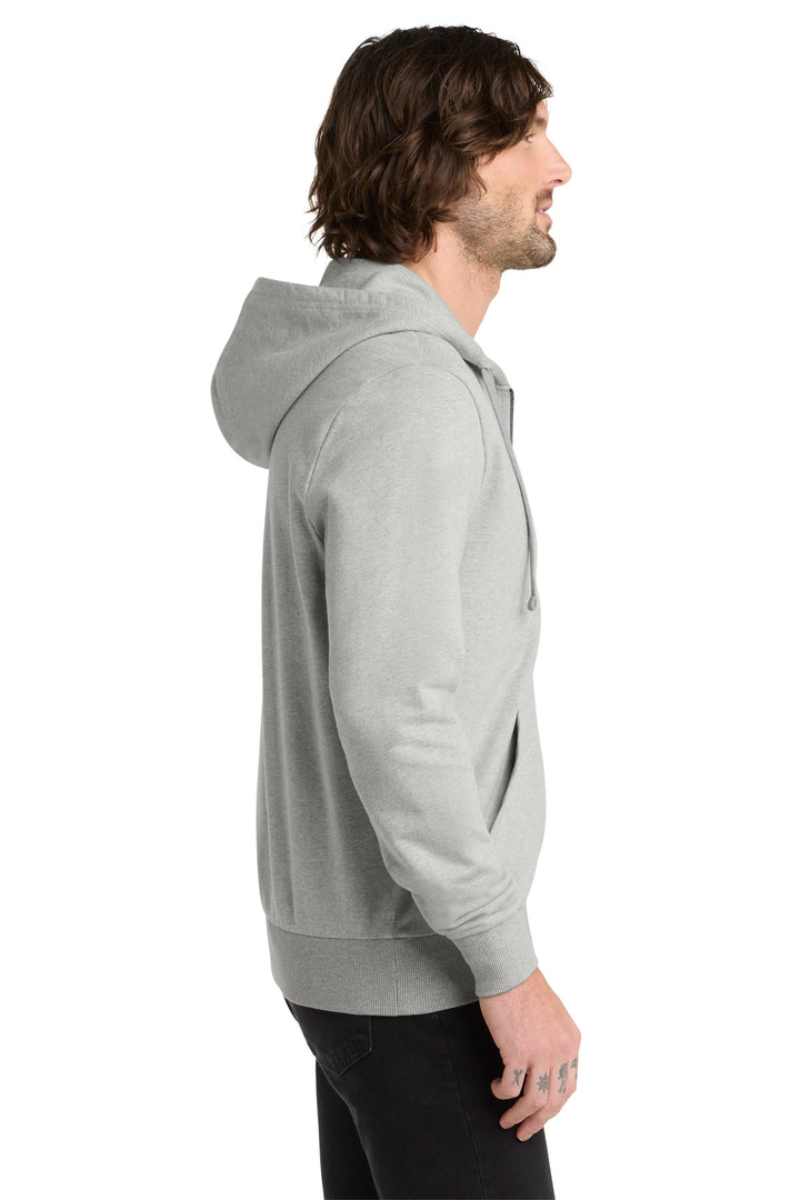 GrntGryHtr Allmade Unisex Organic French Terry Full-Zip Hoodie AL4002