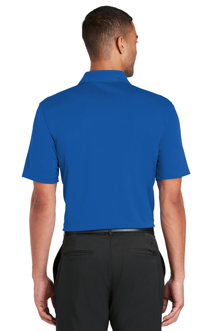 Gym Blue Nike Dri-FIT Classic Fit Players Polo with Flat Knit Collar. 838956