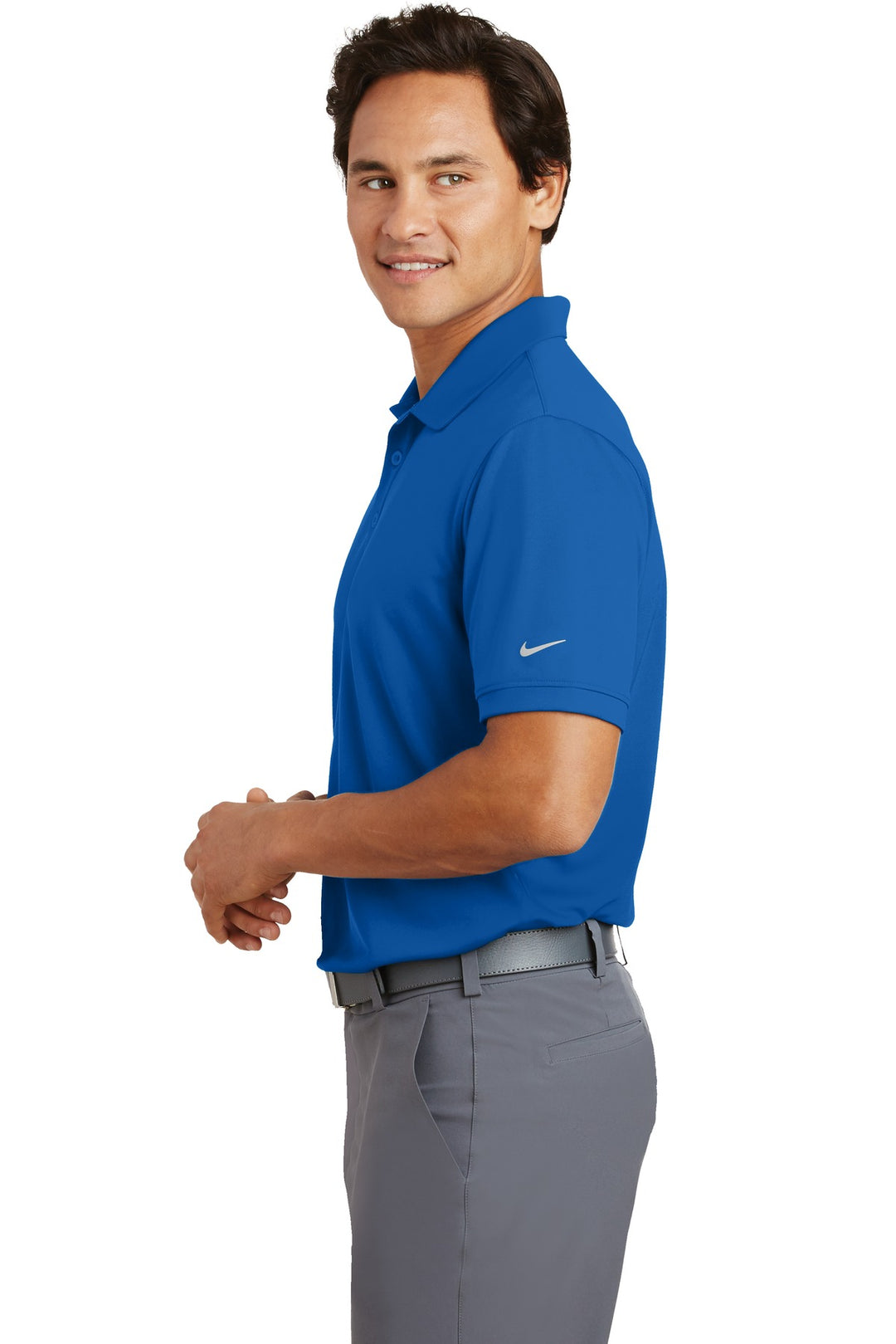 Gym Blue Nike Dri-FIT Players Modern Fit Polo. 799802