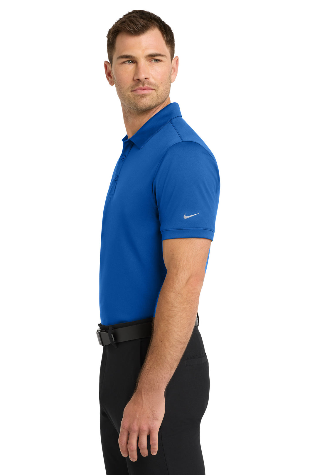 Gym Blue Nike Dri-FIT Players Modern Fit Polo. 799802