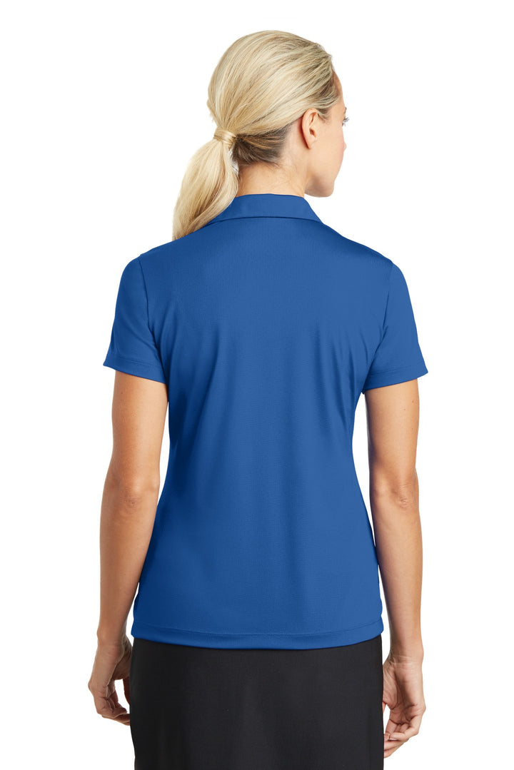 Gym Blue Nike Women's Dri-FIT Vertical Mesh Polo. 637165