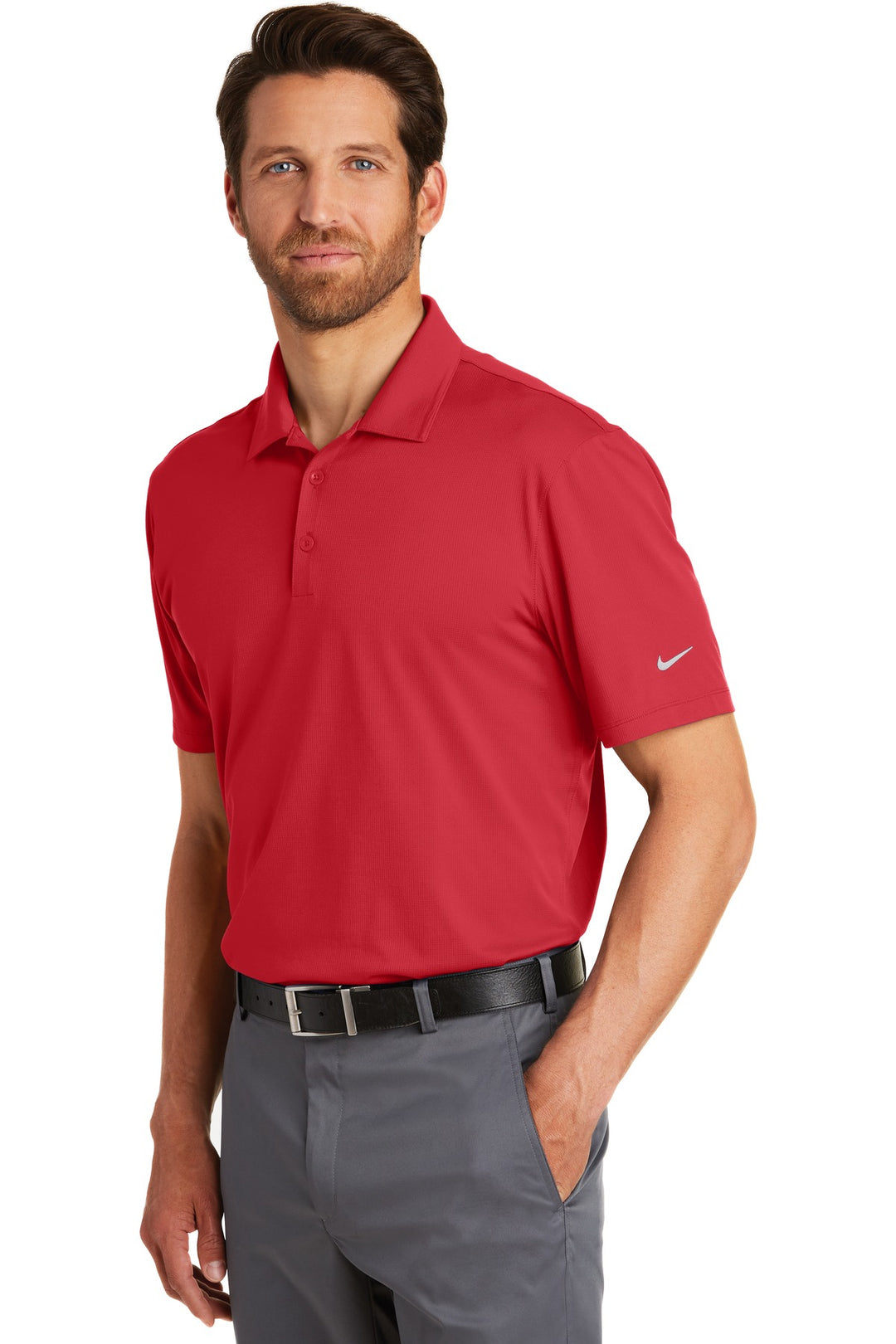 Gym Red Nike Dri-FIT Legacy Polo. 883681