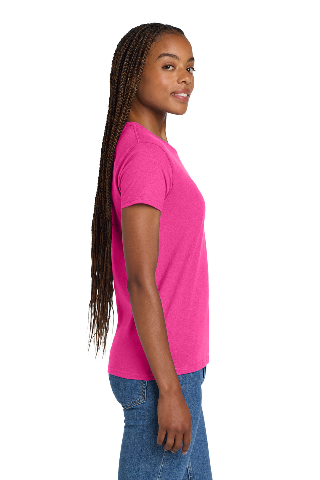 Heliconia Gildan Women's Ultra Cotton 100% US Cotton T-Shirt. 2000L