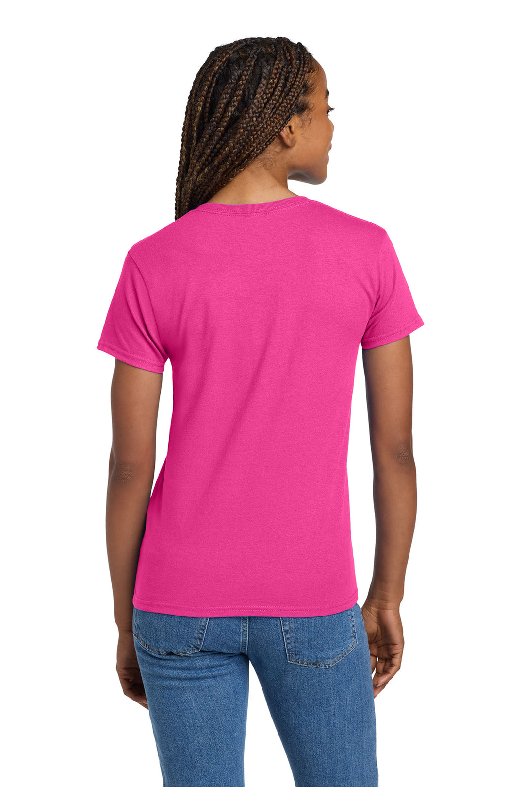 Heliconia Gildan Women's Ultra Cotton 100% US Cotton T-Shirt. 2000L