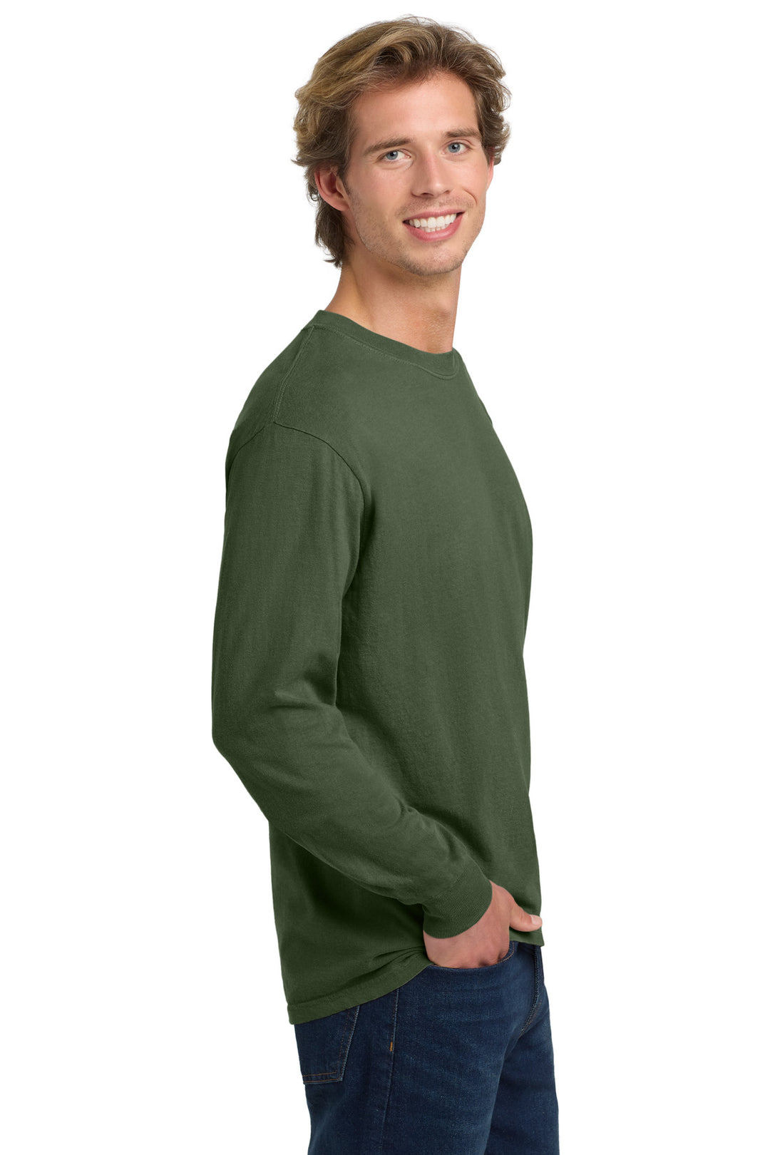 Hemp COMFORT COLORS Heavyweight Ring Spun Long Sleeve Tee. 6014