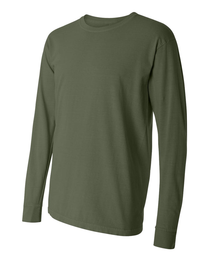 Hemp Garment-Dyed Heavyweight Long Sleeve T-Shirt - 6014