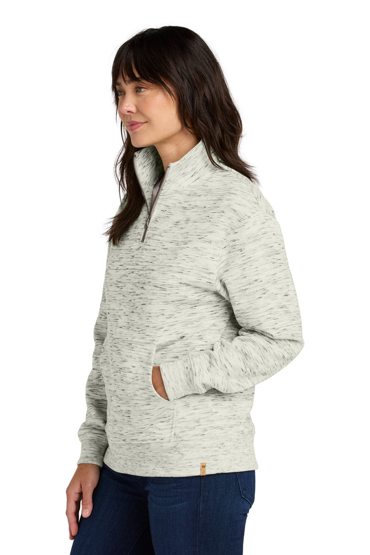 HiRsGSpcDy tentree Women's Space Dye Fleece 1/4-Zip TTCW6108