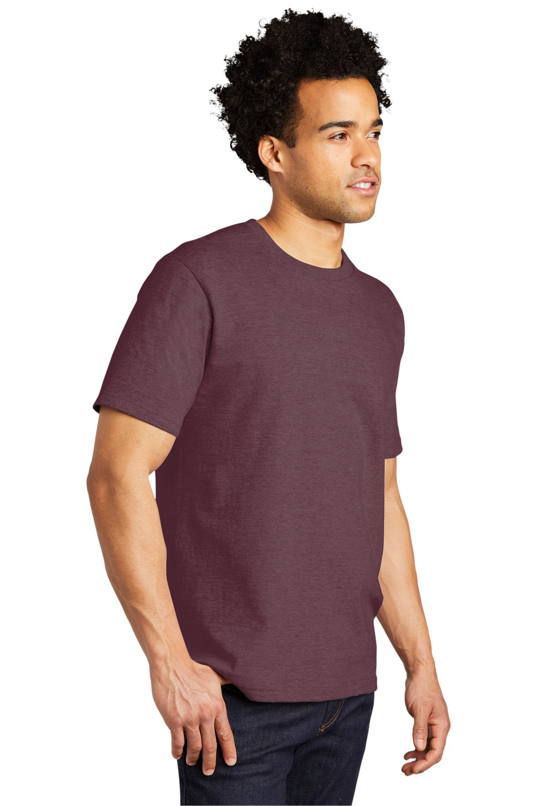 Hthr Ath Mroon Port & Company Bouncer Tee PC600