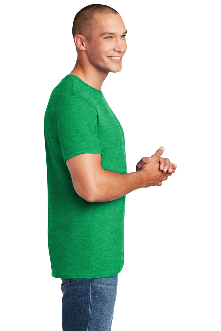 Hthr Irish Grn Gildan Softstyle T-Shirt. 64000
