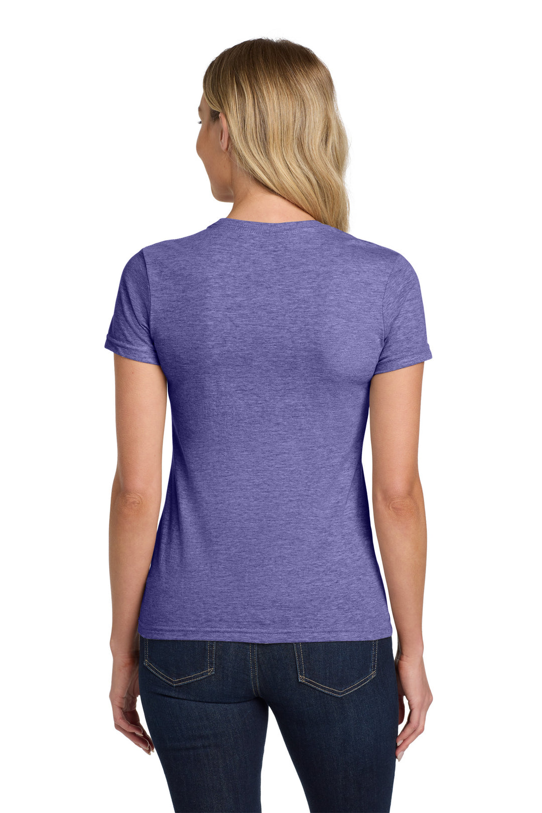 Hthr Purple Gildan Softstyle Women's T-Shirt. 64000L