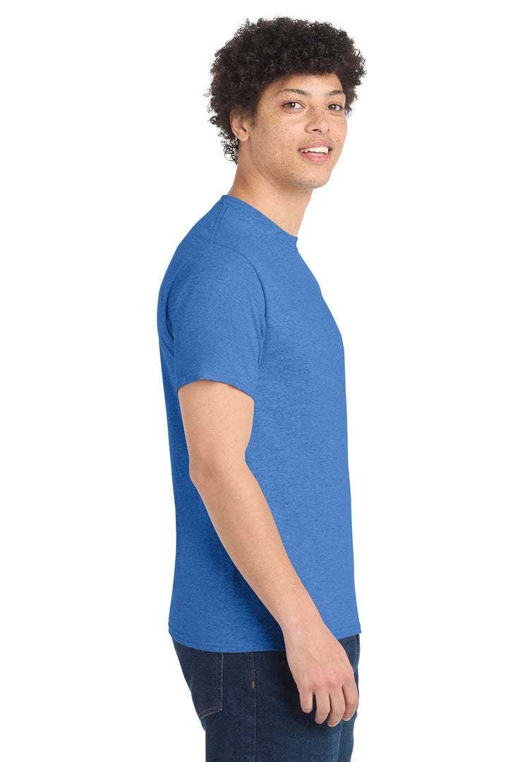 Hthr Royal Port & Company - Core Cotton Tee. PC54