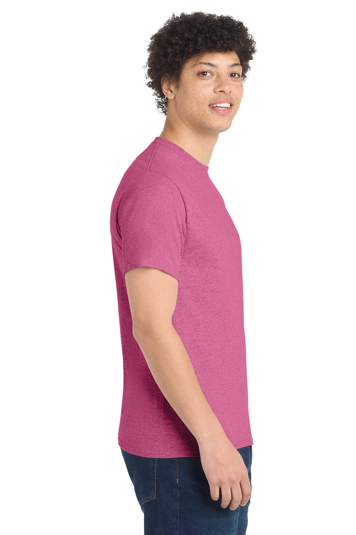Hthr Sangria Port & Company - Core Cotton Tee. PC54