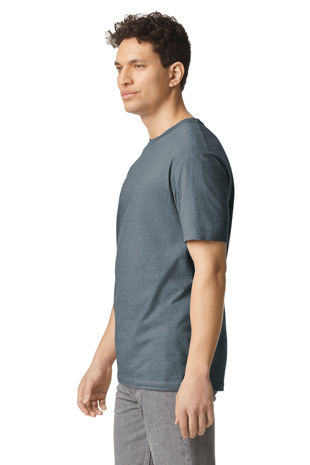 HthrNavy Gildan Light Cotton Tee 3000