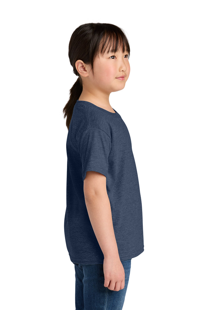 HthrNavy Gildan Youth Softstyle T-Shirt 64000B