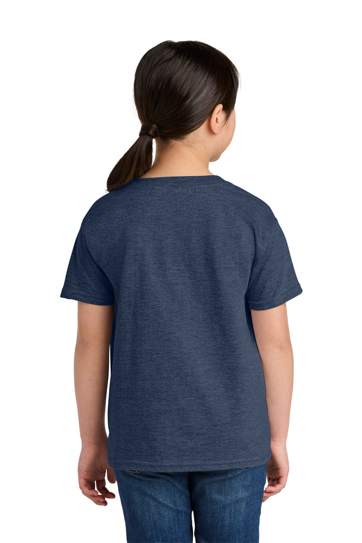 HthrNavy Gildan Youth Softstyle T-Shirt 64000B