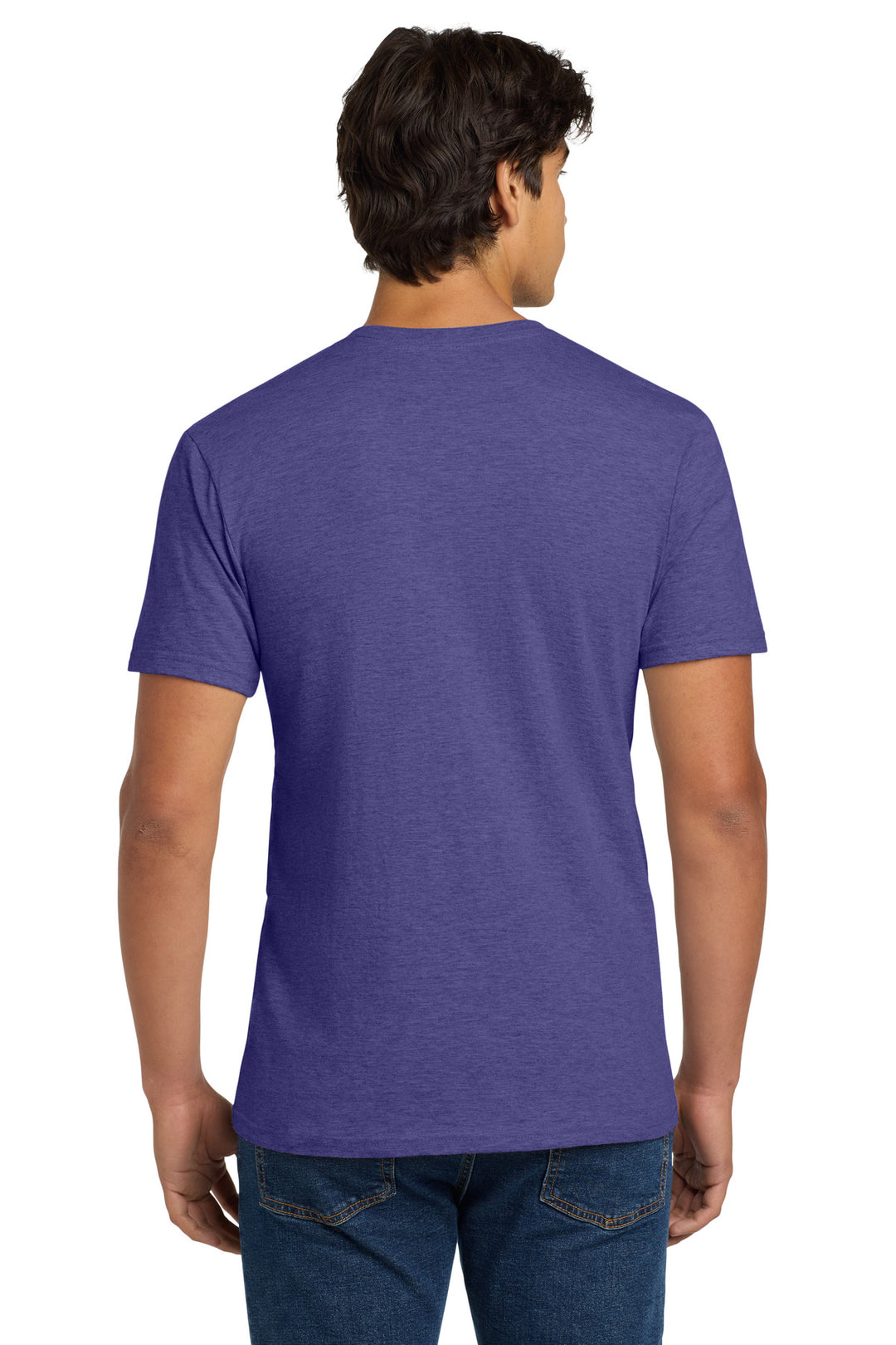 HthrPurple Gildan Softstyle V-Neck T-Shirt. 64V00