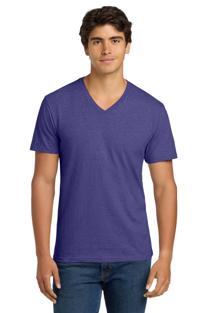 HthrPurple Gildan Softstyle V-Neck T-Shirt. 64V00