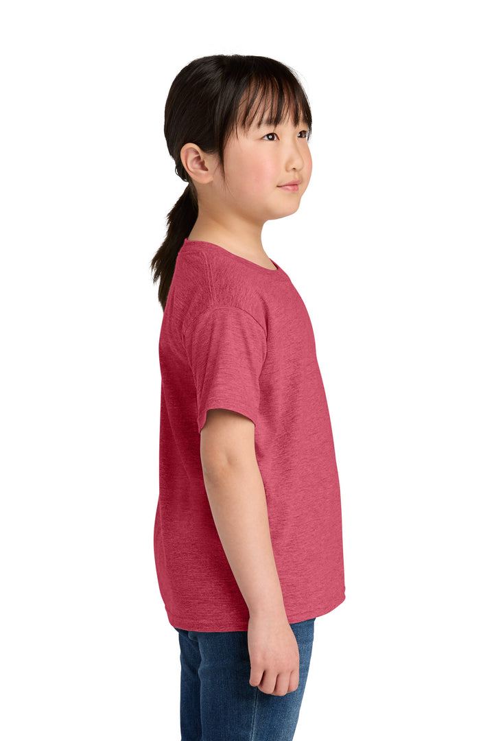 HthrRed Gildan Youth Softstyle T-Shirt 64000B