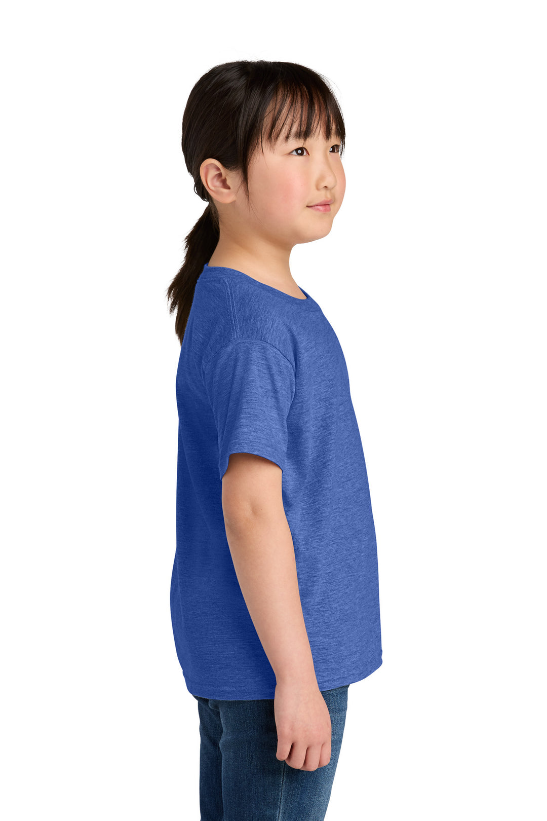 HthrRoyal Gildan Youth Softstyle T-Shirt 64000B