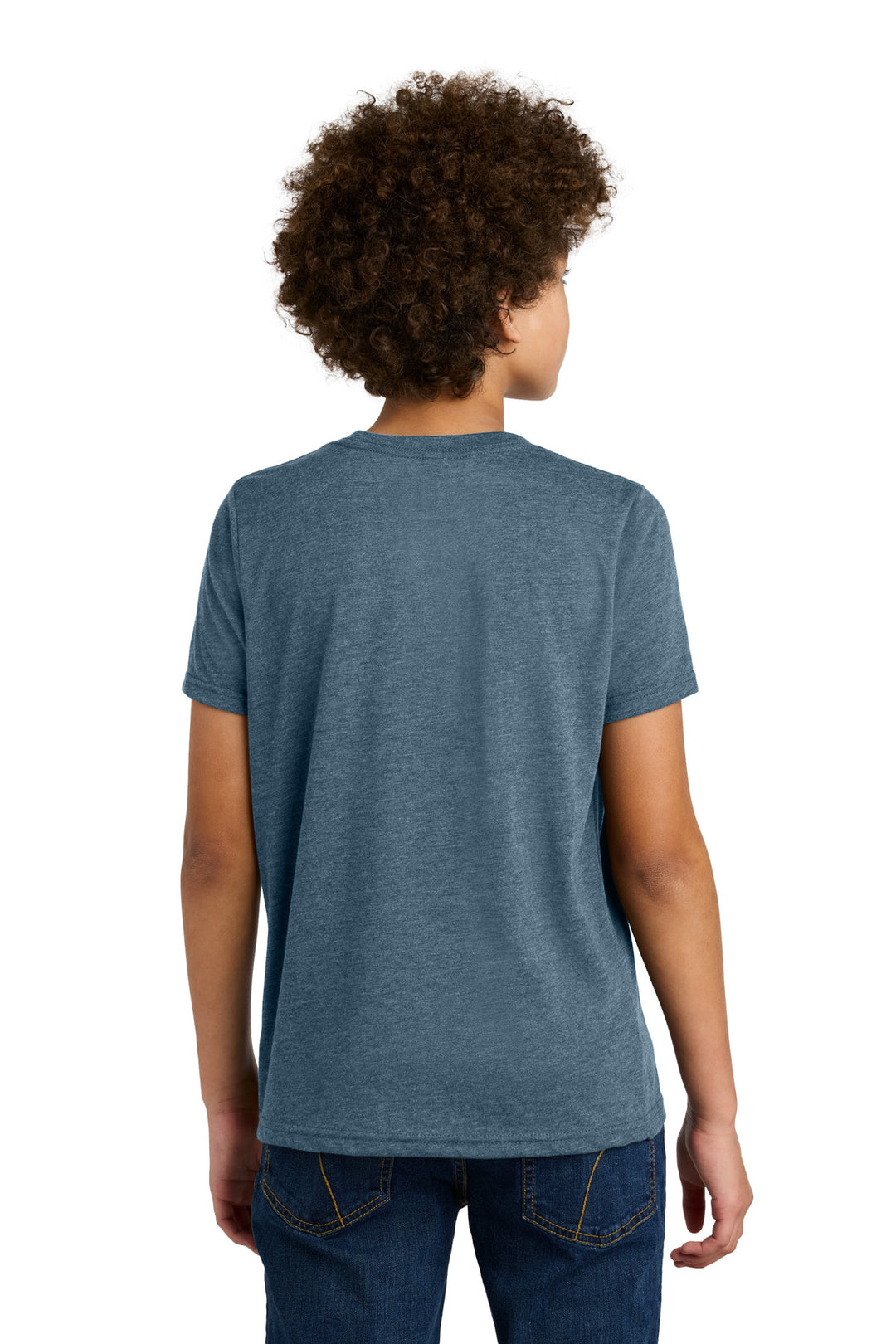 HthrSltBlu Next Level Apparel Youth CVC Tee NL3312