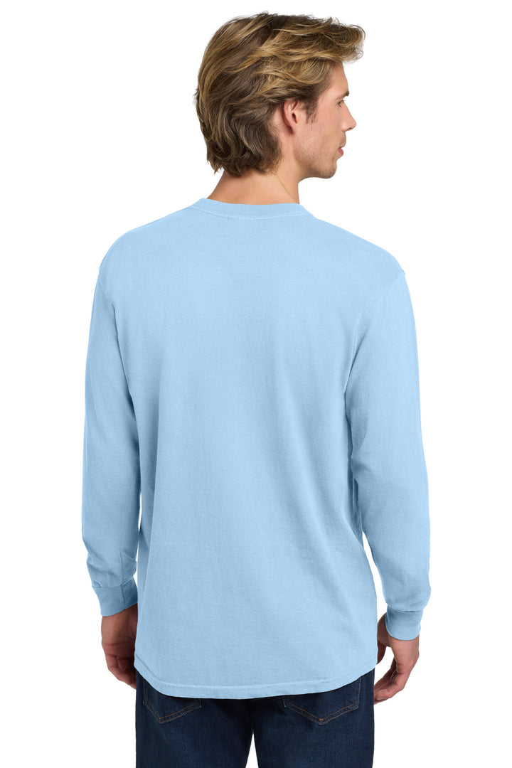 Hydrangea COMFORT COLORS Heavyweight Ring Spun Long Sleeve Tee. 6014