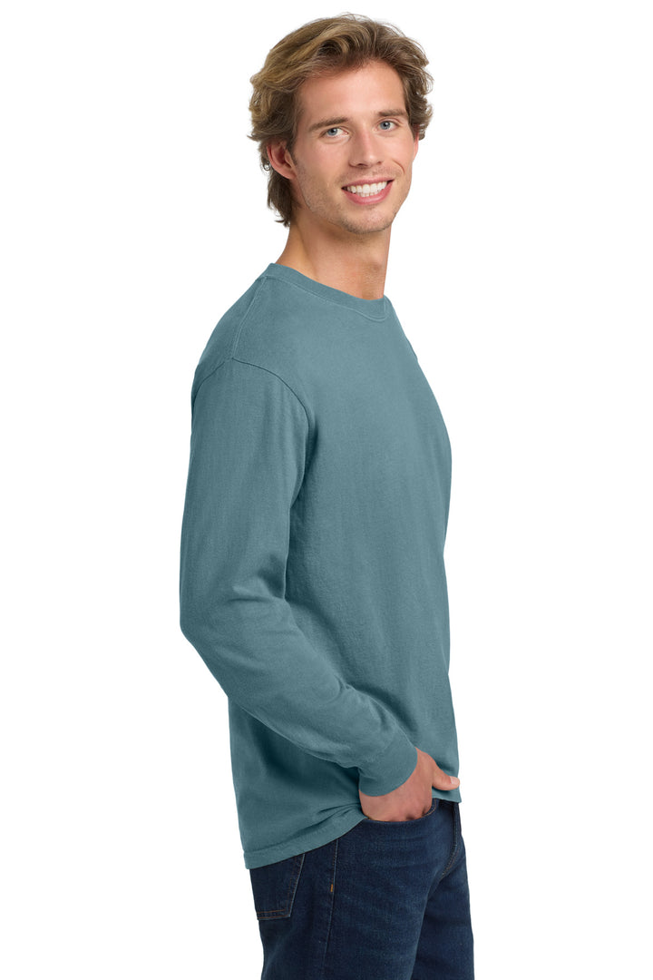Ice Blue COMFORT COLORS Heavyweight Ring Spun Long Sleeve Tee. 6014
