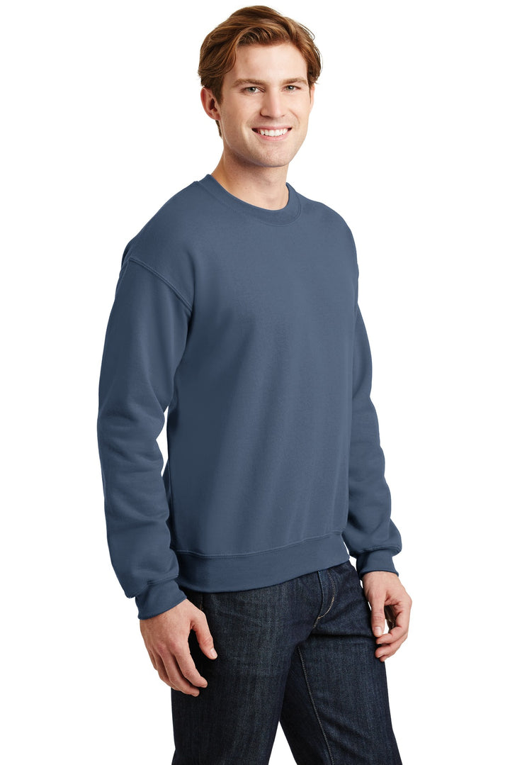 Indigo Blue Gildan Heavy Blend Crewneck Sweatshirt. 18000