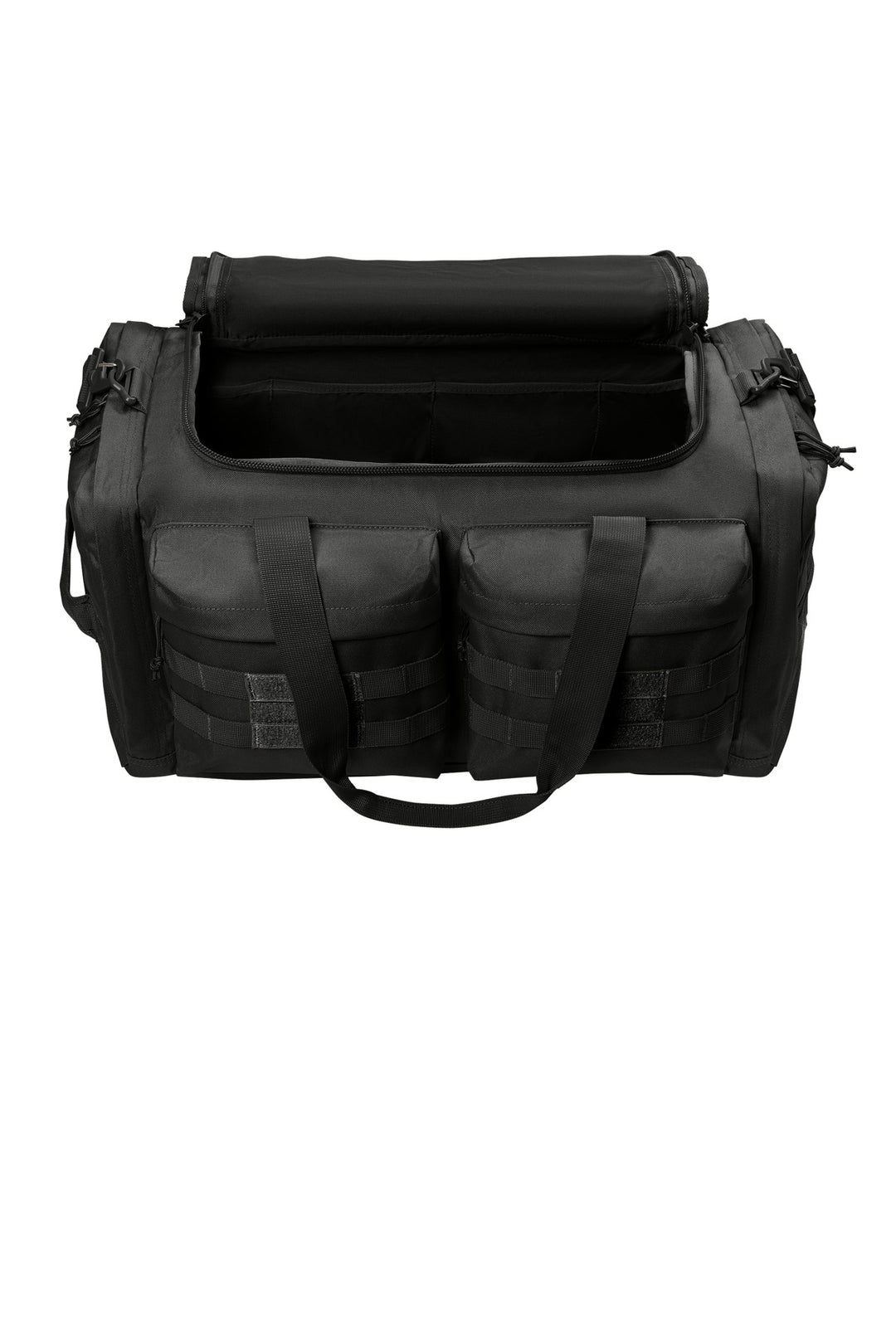 Inside View of Black CornerStone Tactical Duffel CSB815