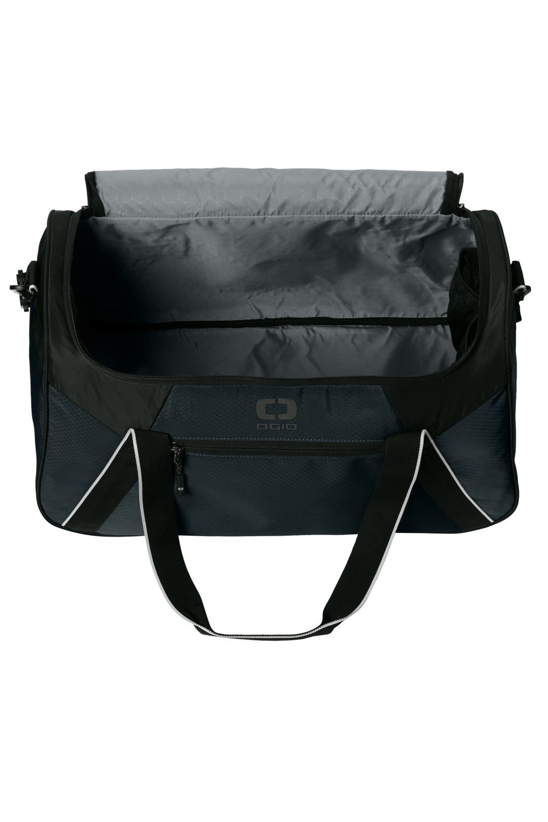 Inside View of Blacktop OGIO Inception Duffel 95002