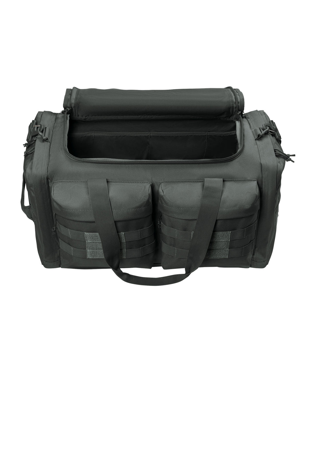 Inside View of Charcoal CornerStone Tactical Duffel CSB815