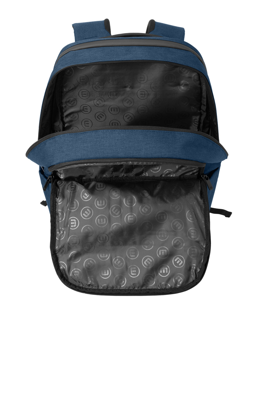 Inside View of NavyHthr TravisMathew Duration Backpack TMB105