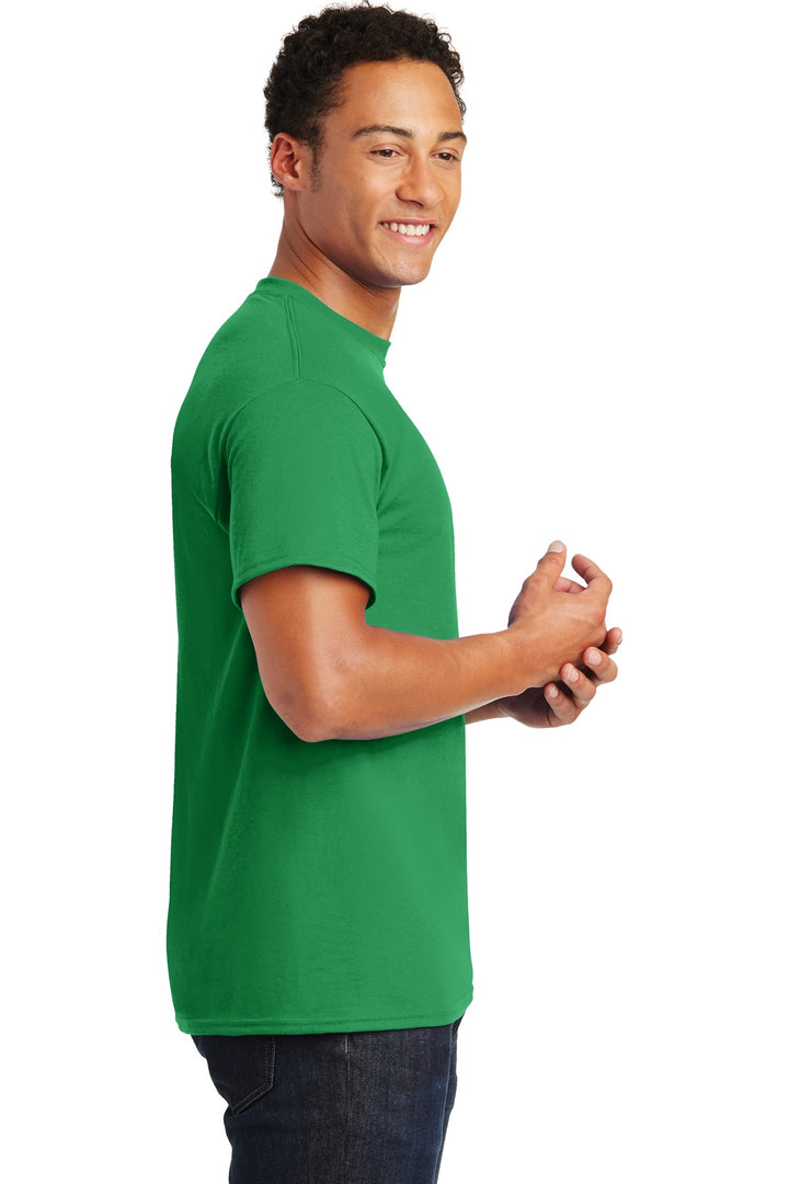 Irish Green Gildan DryBlend 50 Cotton/50 Poly T-Shirt. 8000