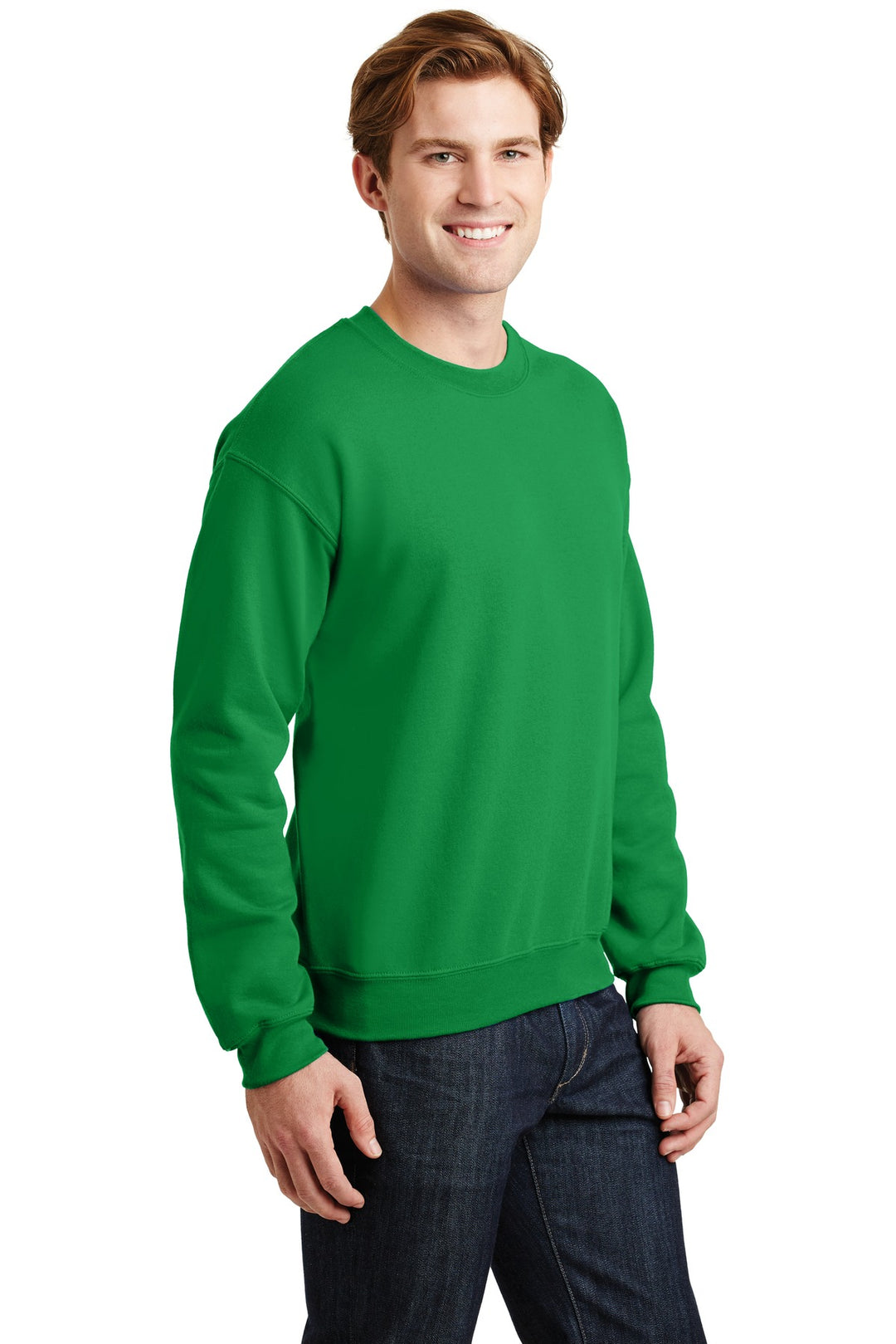 Irish Green Gildan Heavy Blend Crewneck Sweatshirt. 18000