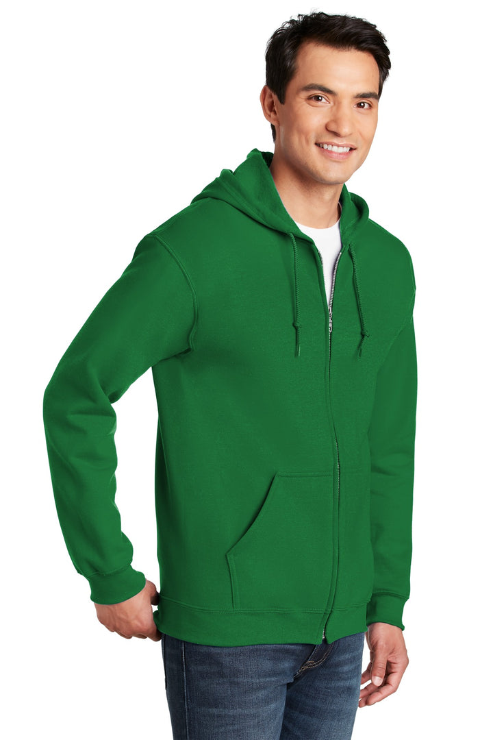 Irish Green Gildan - Heavy Blend Full-Zip Hooded Sweatshirt. 18600