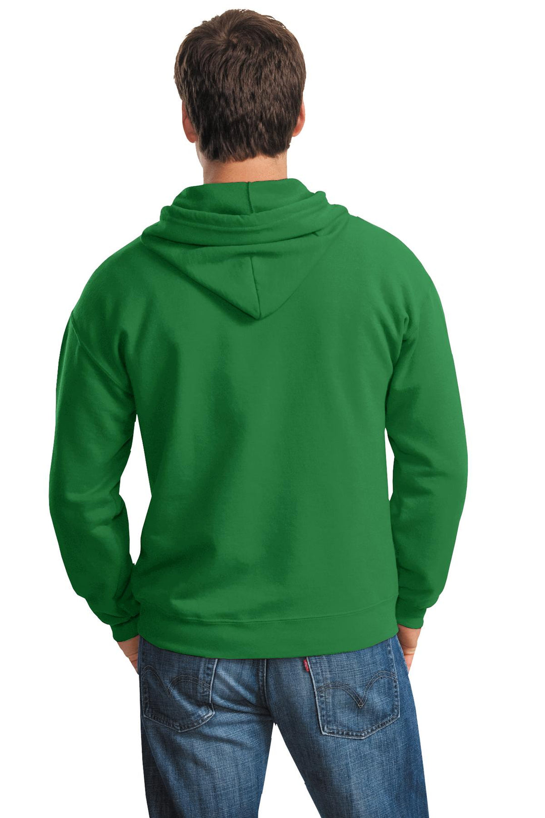 Irish Green Gildan - Heavy Blend Full-Zip Hooded Sweatshirt. 18600