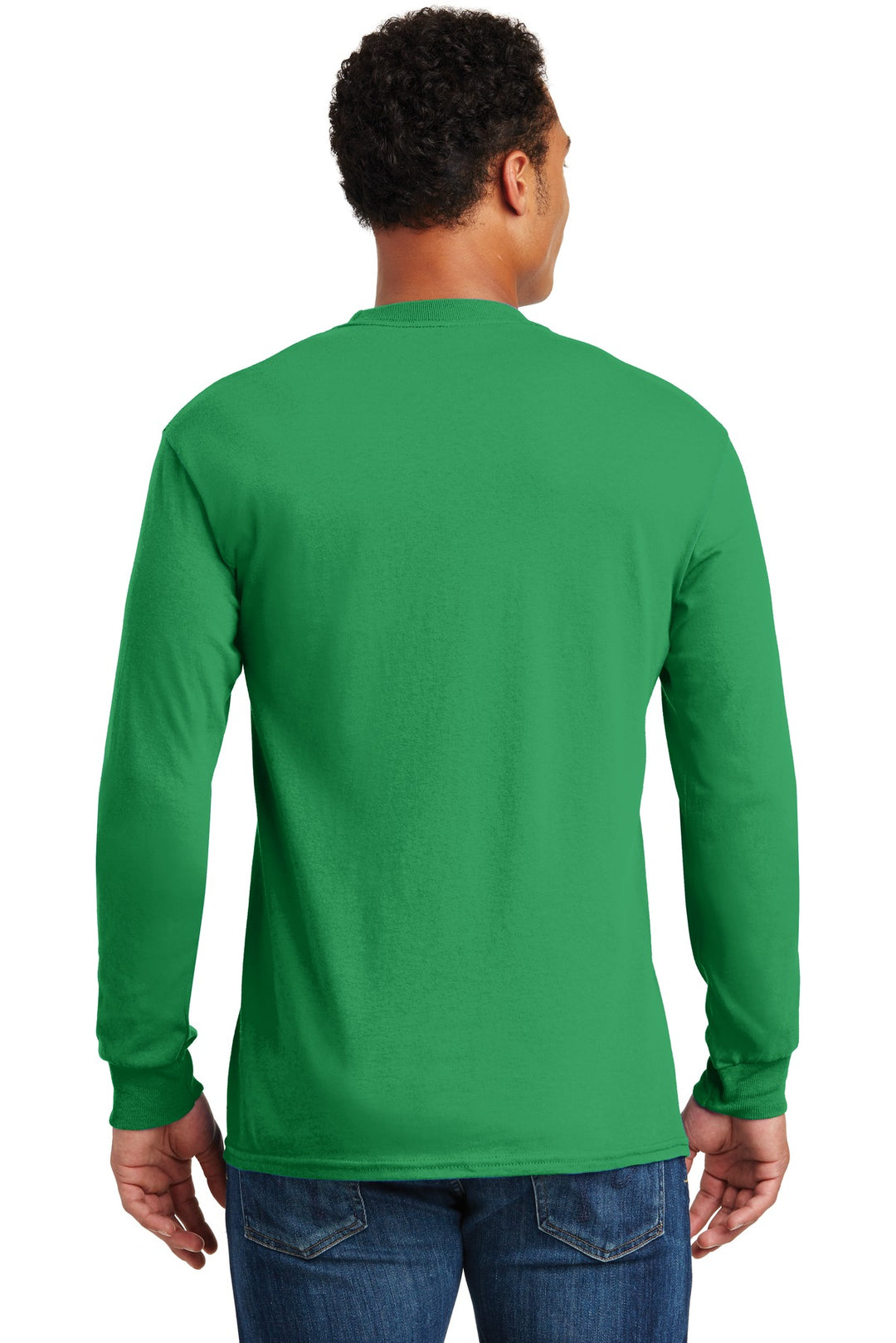 Irish Green Gildan - Heavy Cotton 100% Cotton Long Sleeve T-Shirt. 5400