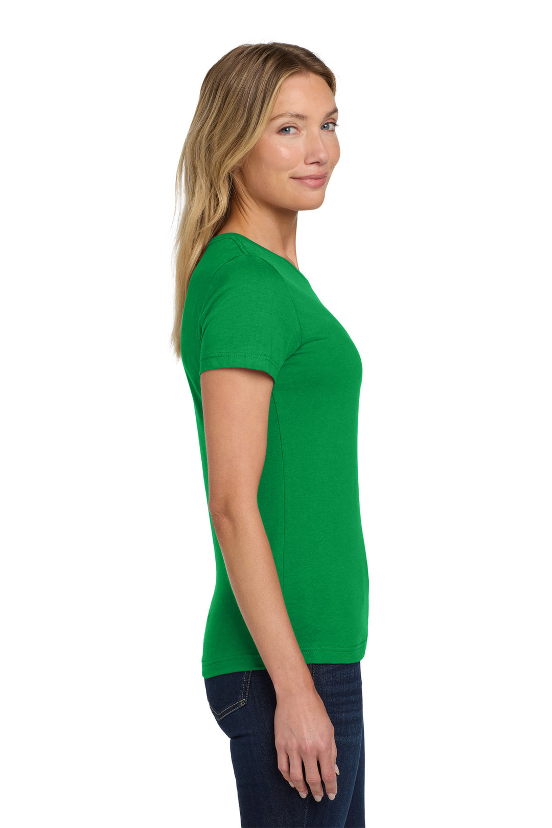 Irish Green Gildan Softstyle Women's T-Shirt. 64000L