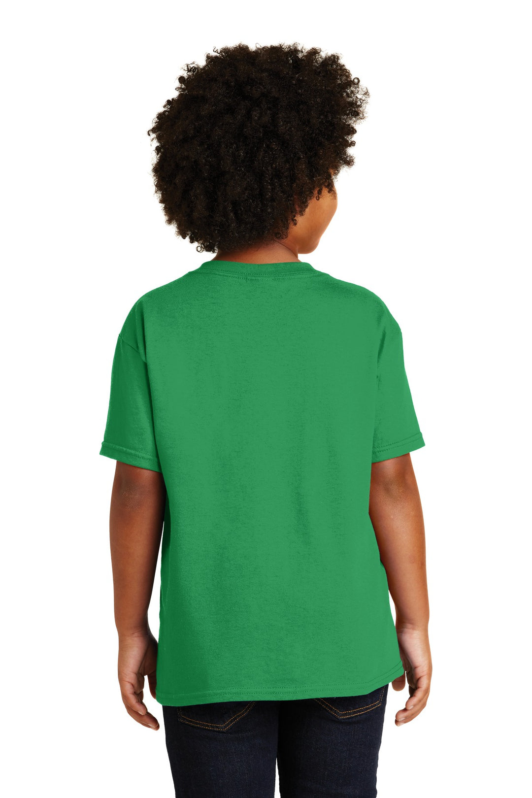 Irish Green Gildan - Youth Heavy Cotton 100% Cotton T-Shirt. 5000B