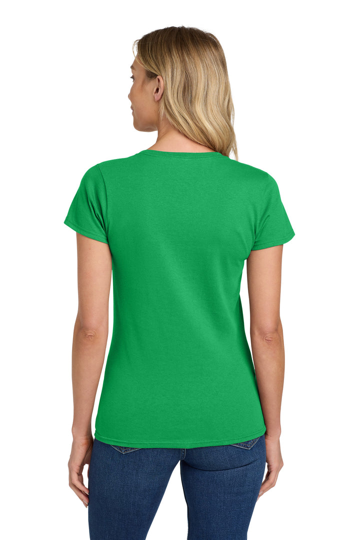 IrishGreen Gildan Women's Heavy Cotton 100% Cotton T-Shirt. 5000L