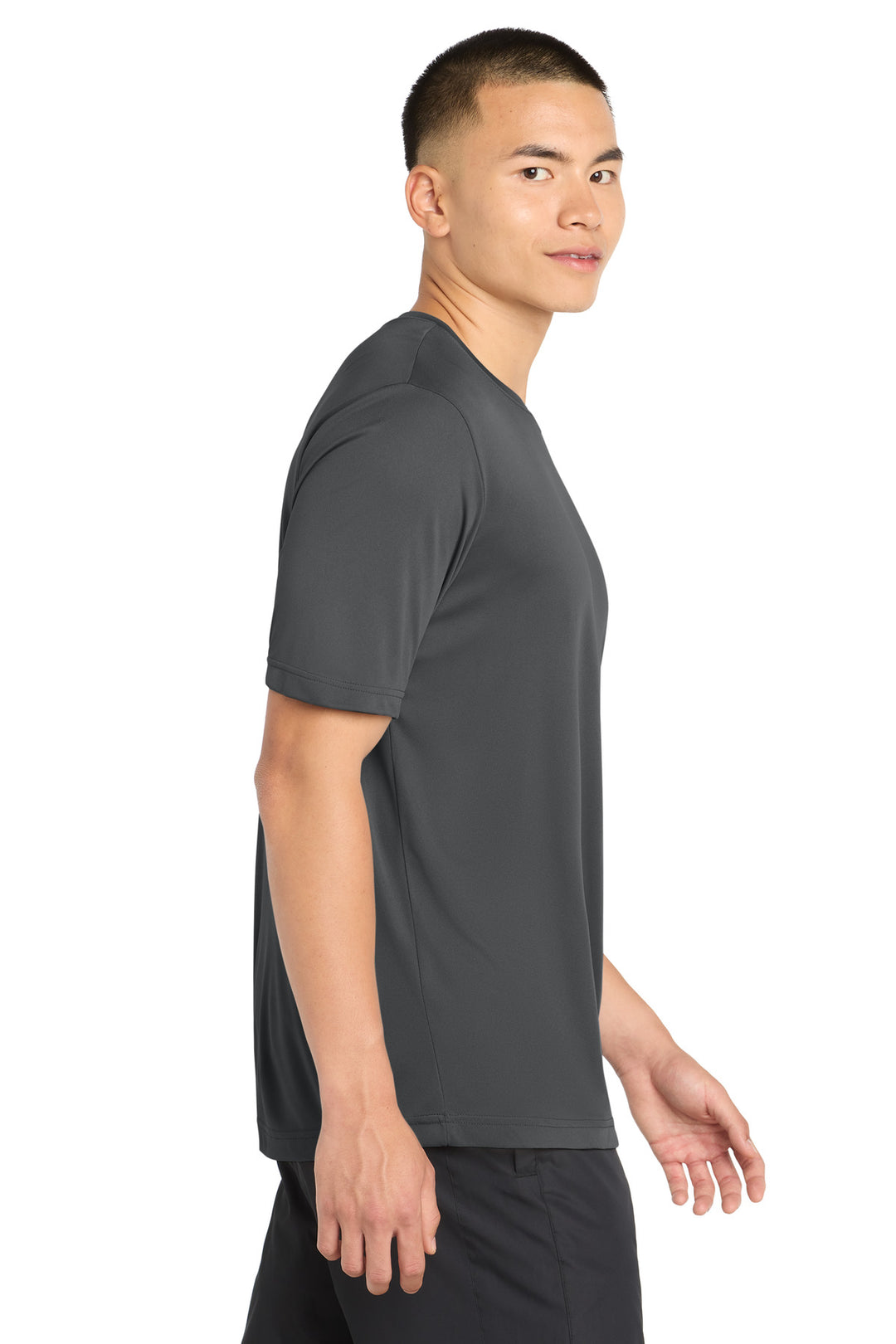 Iron Grey Sport-Tek PosiCharge Competitor Tee. ST350