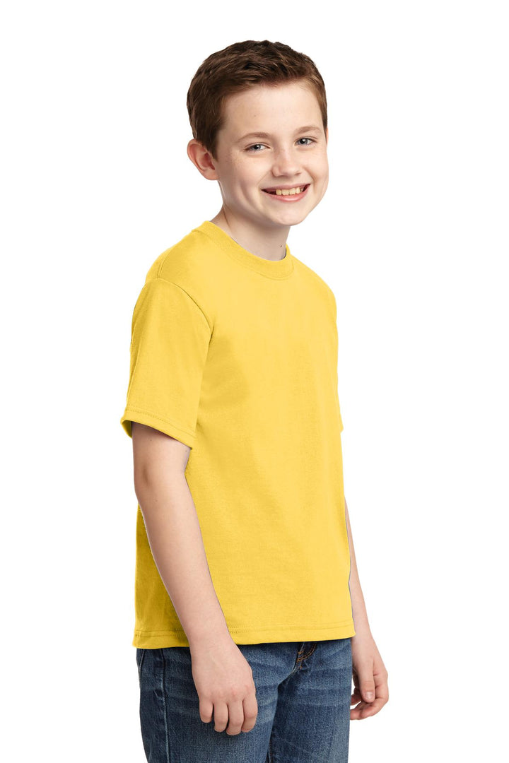 Island Yellow Jerzees - Youth Dri-Power 50/50 Cotton/Poly T-Shirt. 29B