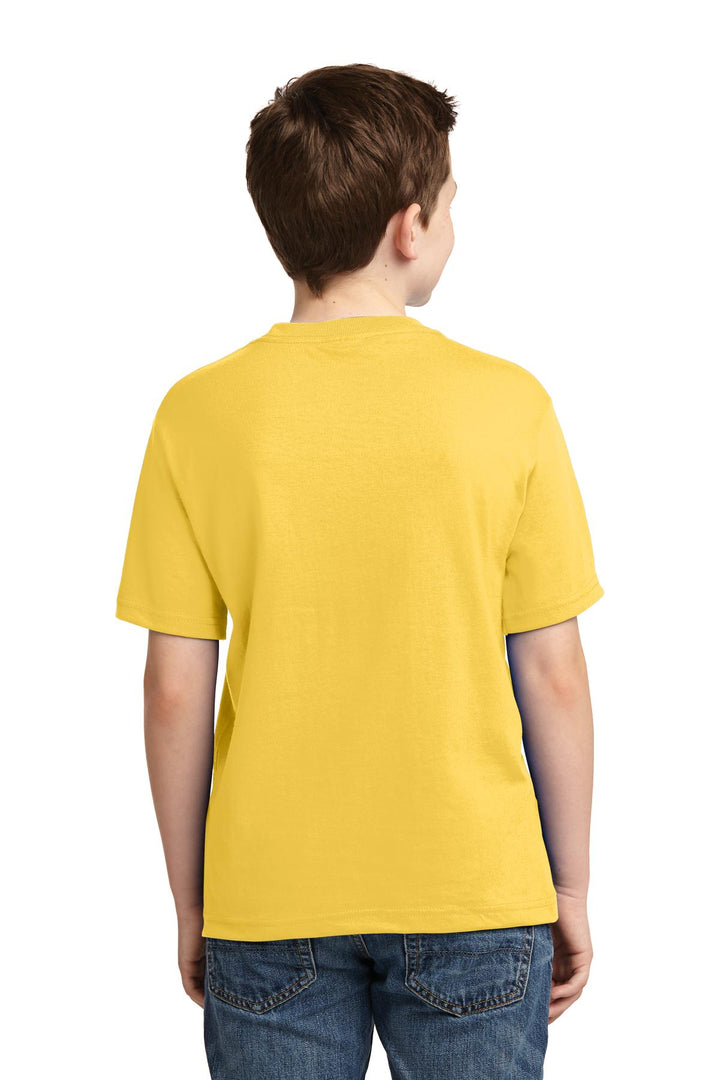 Island Yellow Jerzees - Youth Dri-Power 50/50 Cotton/Poly T-Shirt. 29B